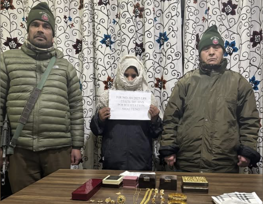 Maid Arrested For Stealing Jewellery In Srinagar: J&K Police